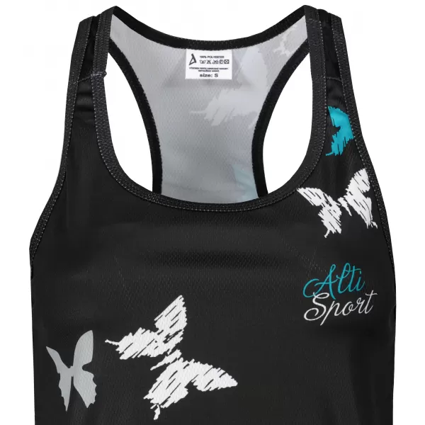  Maieu premium pentru femei ALTISPORT SWE/ALW05S15 NEGRU ȘI ALBASTRU 