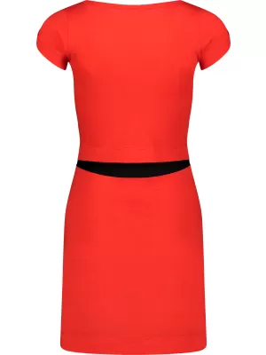 Rochie NORDBLANC WAISTLINE NBSLD7805 CERNEALĂ PORTOCALIE