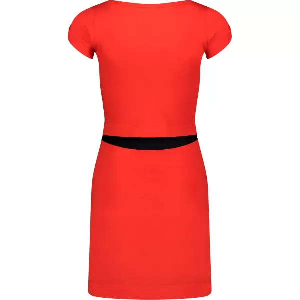  Rochie NORDBLANC WAISTLINE NBSLD7805 CERNEALĂ PORTOCALIE 