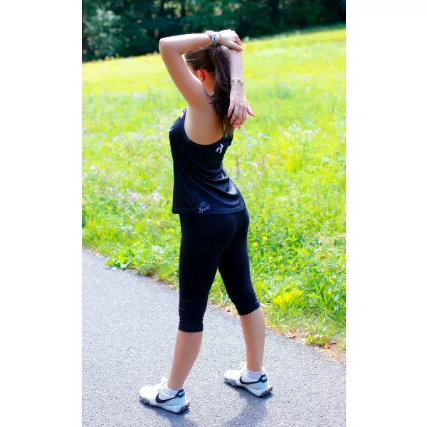  Maieu premium pentru femei ALTISPORT SWE/ALW05S15 NEGRU ȘI ALBASTRU 