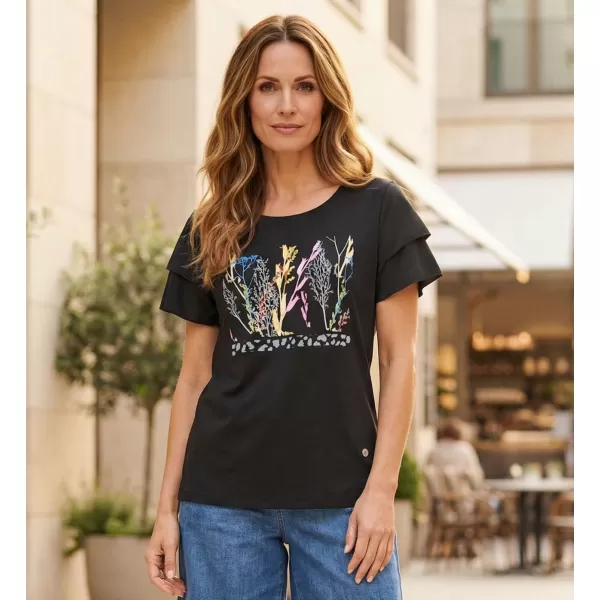  Tricou pentru femei KIXMI RIANNA NEGRU 
