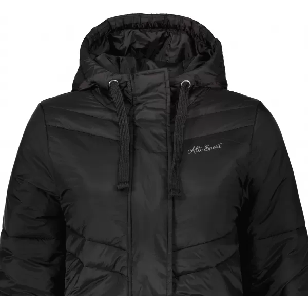  Palton de femei ALTISPORT JUCA LCTB215 NEGRU 
