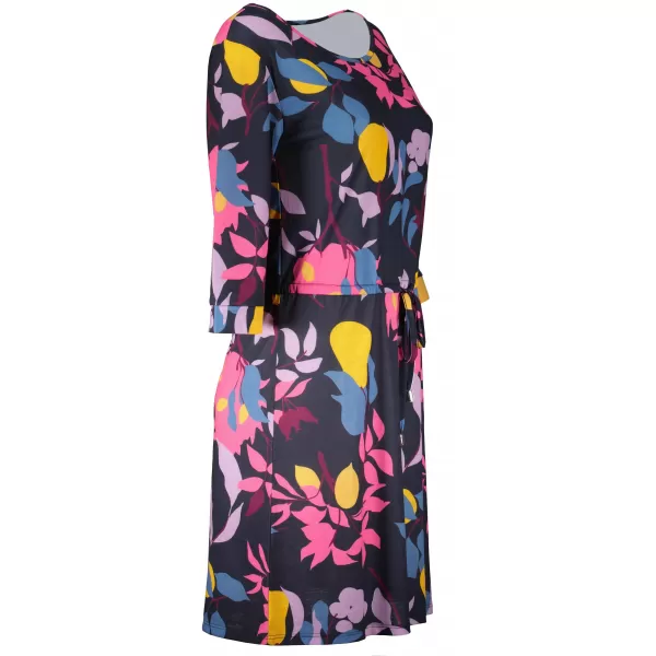  Rochie KIXMI RUMIA ALBASTRU INCHIS 