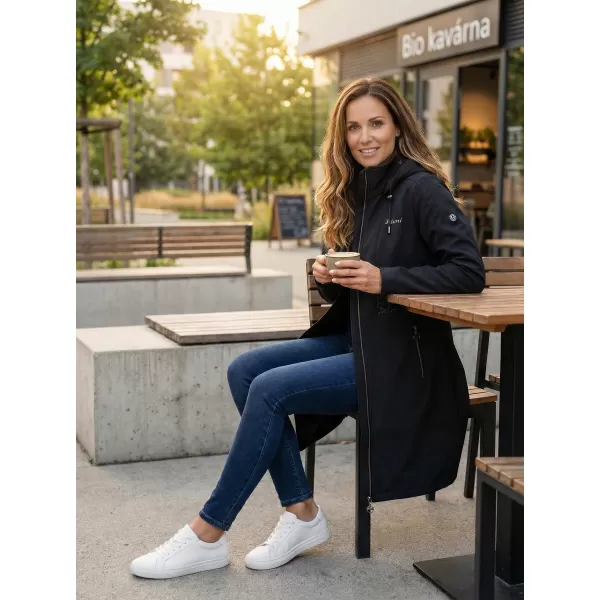  Palton softshell dama KIXMI RITA NEGRU 