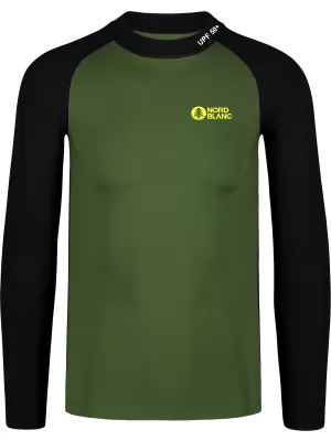 THIRT T -MEN cu protecție UV NORDBLANC SURFER NBSMF7867 VERDE/NEGRU