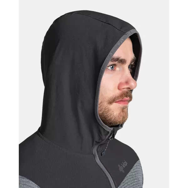  Hanorac pentru bărbați din fleece KILPI TANALI-M TM0202KI GRI ÎNCHIS 
