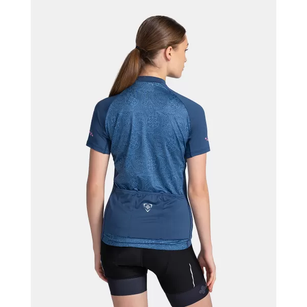  Tricou de ciclism pentru femei KILPI MOATE-W TL0354KI ALBASTRU ÎNCHIS 