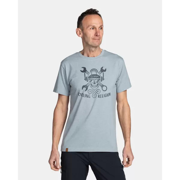  Tricou pentru bărbați KILPI SKULLY-M TM0377KI GRI DESCHIS 