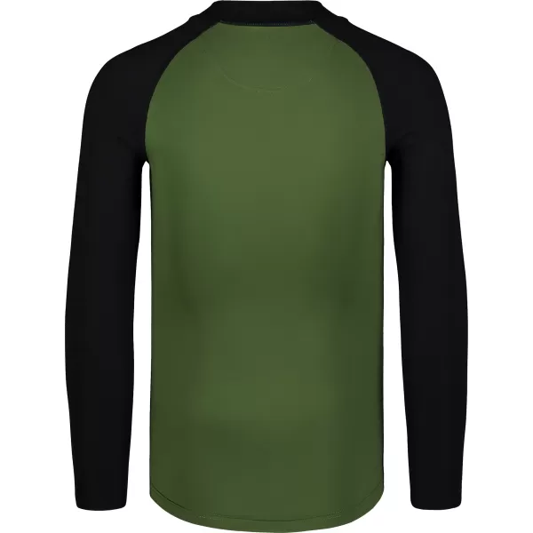  THIRT T -MEN cu protecție UV NORDBLANC SURFER NBSMF7867 VERDE/NEGRU 