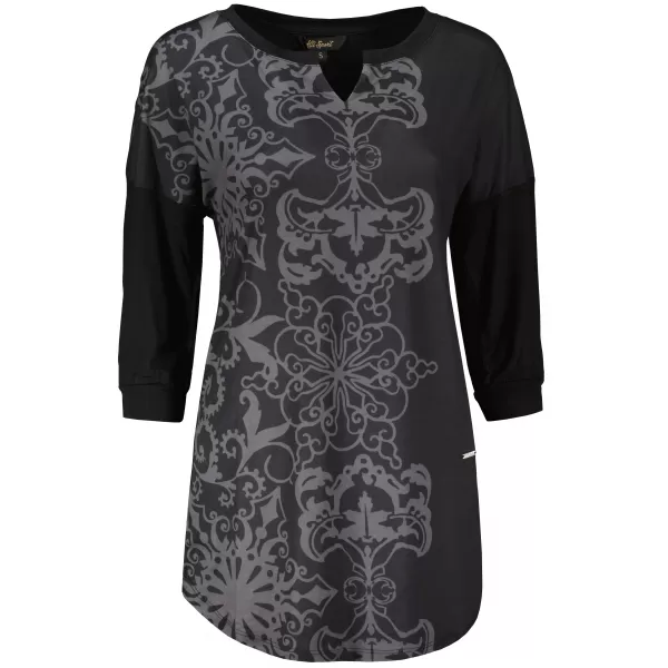  Tricou pentru femei ALTISPORT BLANCH NEGRU 