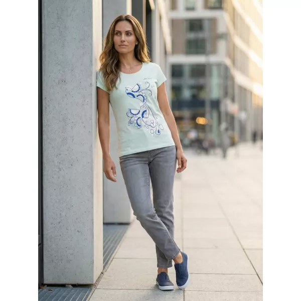  Tricou pentru femei ALTISPORT ALW179122 ALBASTRU ÎNGHEȚ 