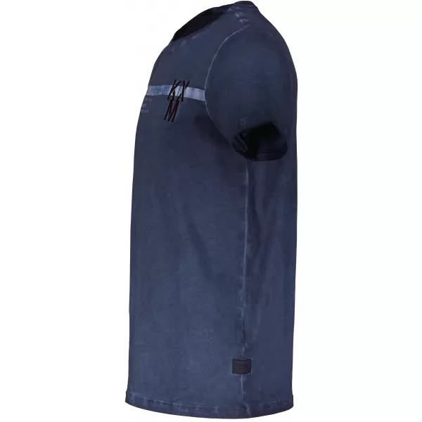  Tricou pentru bărbați KIXMI RICKY ALBASTRU INCHIS 