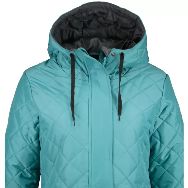  Palton de femei ALTISPORT DERFA LCTB219 VERDE 