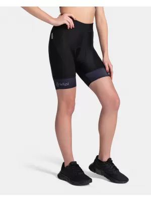 Pantaloni scurți de ciclism pentru femei KILPI PRESSURE-W TL0416KI NEGRU