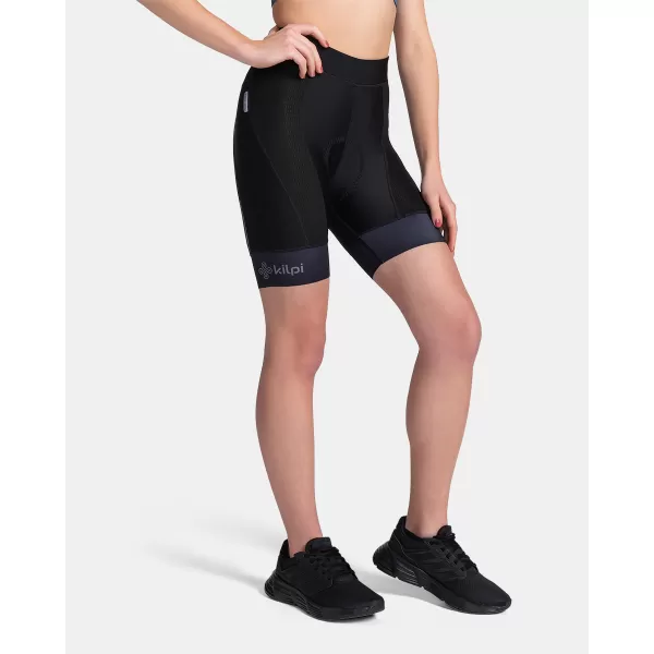  Pantaloni scurți de ciclism pentru femei KILPI PRESSURE-W TL0416KI NEGRU 