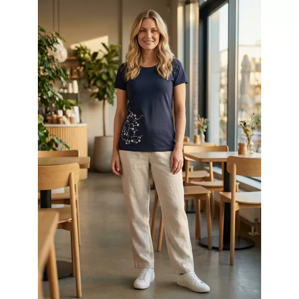  Tricou pentru femei ALTISPORT ALW133/PUSTA ALBASTRU MARIN 