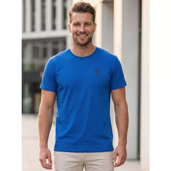  Tricou pentru bărbați SAM 73 DIEGO MT 827 ALBASTRU STRĂLUCITOR 