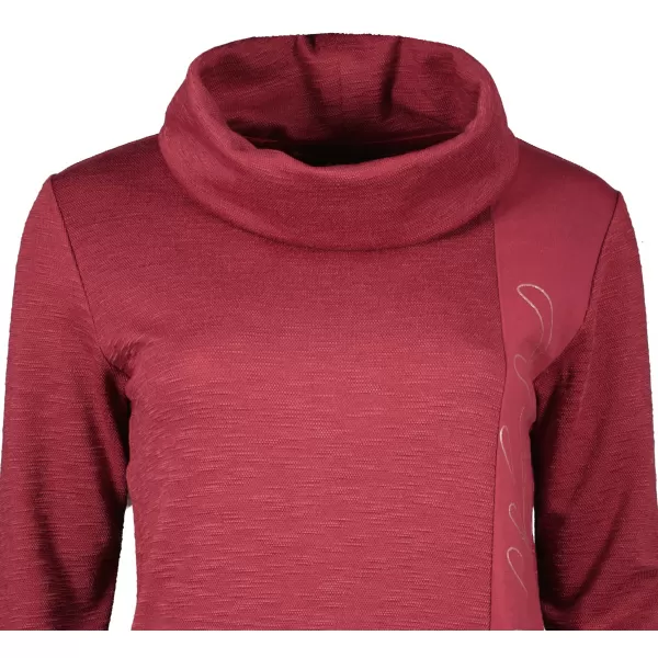  Rochie hanorac de dama KIXMI RENIE BURGUNDIA 