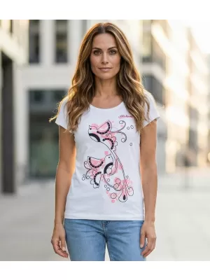 Tricou pentru femei ALTISPORT ALW179122 ALB