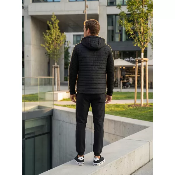  Jachetă softshell pentru bărbați KIXMI RAFAEL NEGRU 