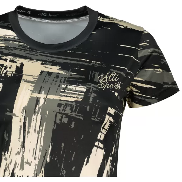  Tricou funcțional premium pentru femei ALTISPORT VOJ/ALW010TR01 NEGRU MARO 