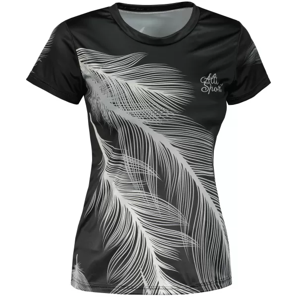  Tricou funcțional premium pentru femei ALTISPORT VOJ/ALW001TR01 GRI NEGRU 