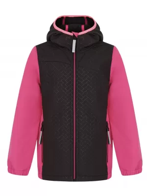 Jachetă softshell pentru copii LOAP URANIX OLK2307 ROZ