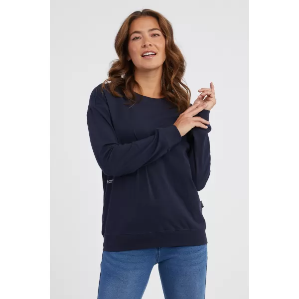  Tricou de damă cu mâneci lungi SAM 73 SHARMA WT 892 ALBASTRU ÎNCHIS 