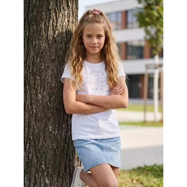  Tricou fetita SAM 73 JANLI KT 507 ALB 
