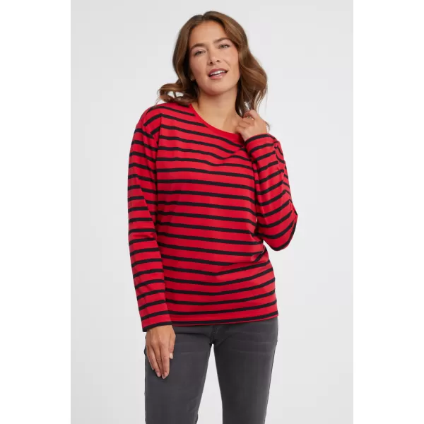  Tricou de damă cu mâneci lungi SAM 73 PRUDENCE WT 893 ROŞU 