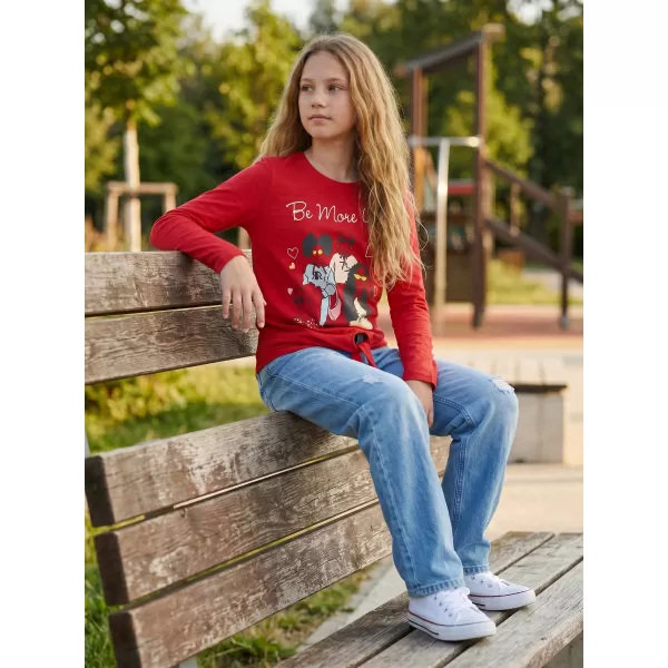  Tricou fetita cu maneca lunga SAM 73 VADANIA KT 505 ROŞU 