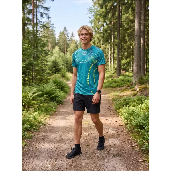  Tricou premium pentru bărbați ALTISPORT VOJ/ALM003TR01 KEROSENUL 