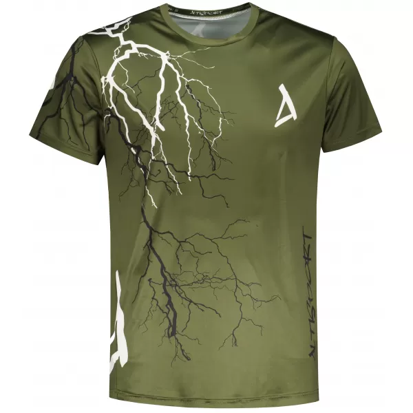  Tricou premium pentru bărbați ALTISPORT VOJ/ALM004TR01 MĂSLINE 