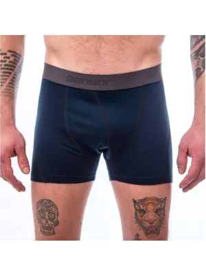 Boxeri bărbătești SENSOR MERINO ACTIVE DEEP BLUE