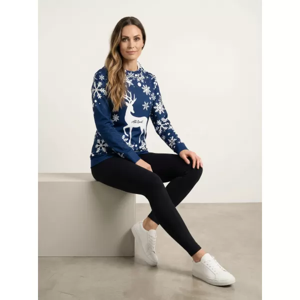  Hanorac premium pentru femei ALTISPORT VOJ/ALWVN5MI01 ALBASTRU MARIN 
