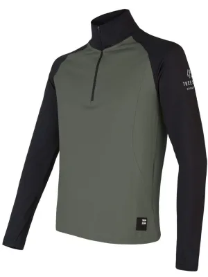 Tricou termic pentru bărbați SENSOR COOLMAX THERMO OLIVE GREEN/BLACK