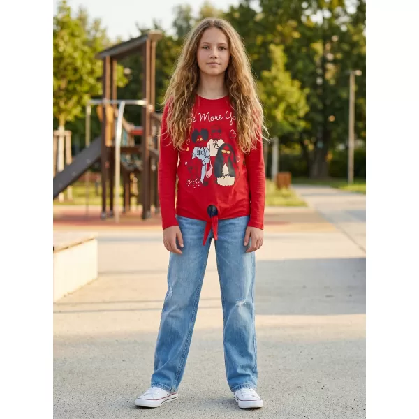  Tricou fetita cu maneca lunga SAM 73 VADANIA KT 505 ROŞU 