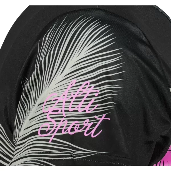  Tricou funcțional premium pentru femei ALTISPORT VOJ/ALW001TR01 NEGRU/ROZ DESCHIS 