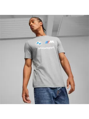 Tricou pentru bărbați PUMA BMW MMS ESS LOGO TEE 621314-03 GRI
