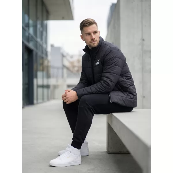  Jachetă pentru bărbați PUMA ESS+ PADDED JACKET 849349-01 NEGRU 