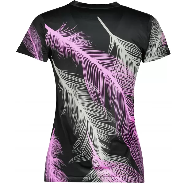  Tricou funcțional premium pentru femei ALTISPORT VOJ/ALW001TR01 NEGRU/ROZ DESCHIS 
