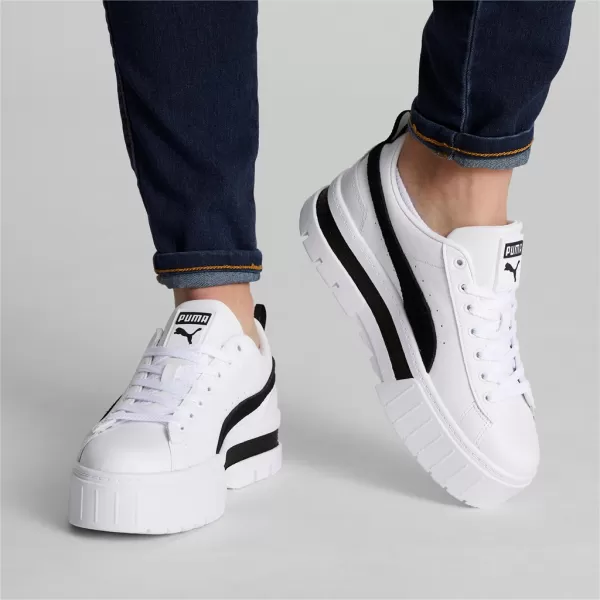  Pantofi de dama PUMA MAYZE LTH WN'S 381983-01 ALB 