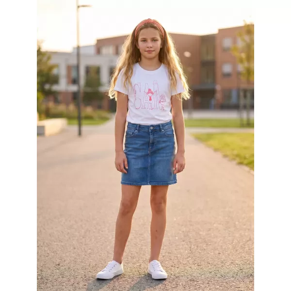 Tricou fetita SAM 73 IELENIA KT 506 ALB 