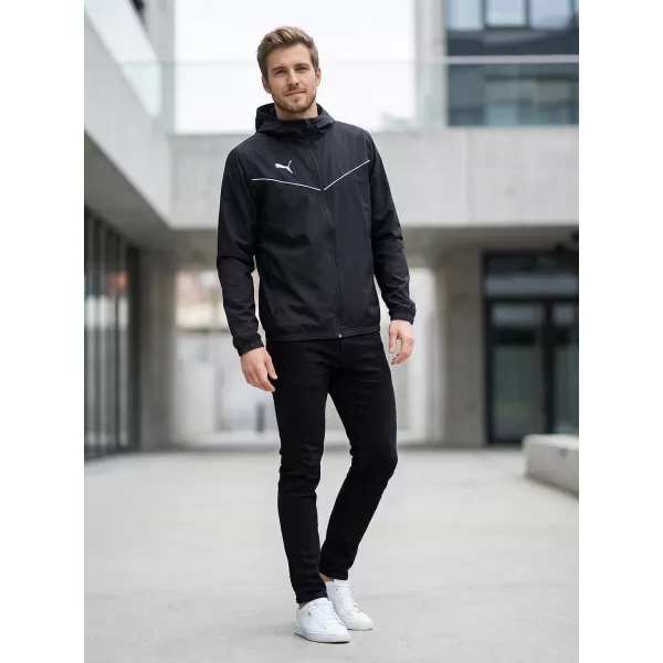  Jachetă pentru bărbați PUMA TEAMRISE ALL WEATHER JACKET 657396-03 NEGRU 