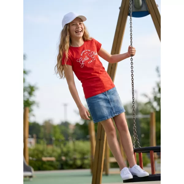  Tricou fetita SAM 73 JANLI KT 507 ROŞU 