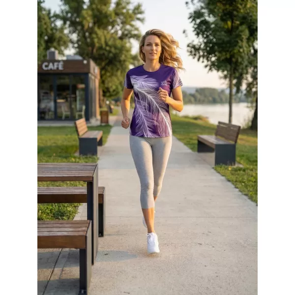 Tricou funcțional premium pentru femei ALTISPORT VOJ/ALW001TR01 VIOLET 