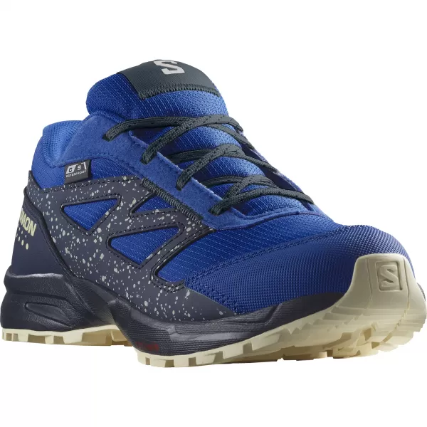  Pantofi pentru copii SALOMON OUTWAY CSWP JUNIOR L47377000 ALBASTRU LAPIS/CARBON/NISIP ALBIT 