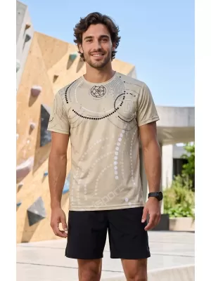 Tricou premium pentru bărbați ALTISPORT VOJ/ALM003TR01 MARO