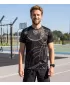 Tricou premium pentru bărbați ALTISPORT VOJ/ALM003TR01 NEGRU MARO