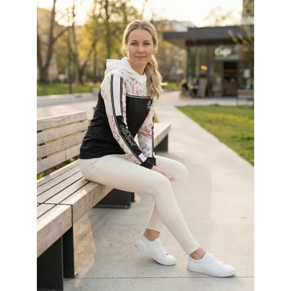  Hanorac premium pentru femei ALTISPORT VOJ/ALW008MI01 NEGRU 